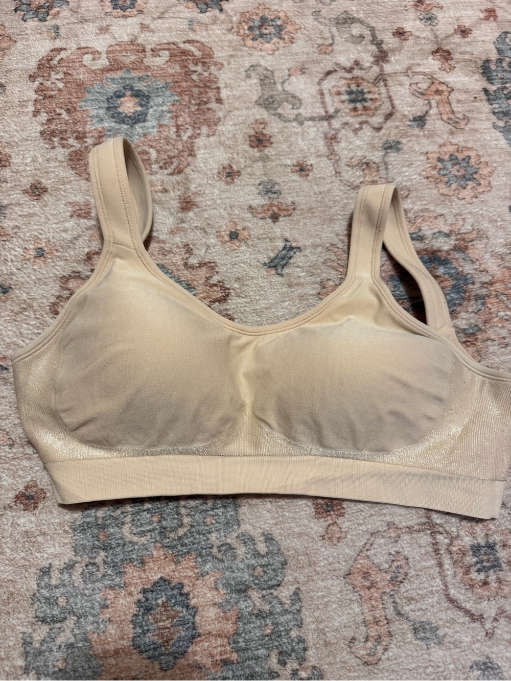 Truekind Seamless Wireless Comfort Bra in Nude Beige